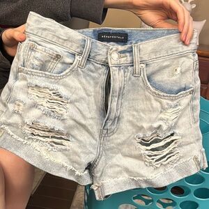 Denim shortss ripped 6